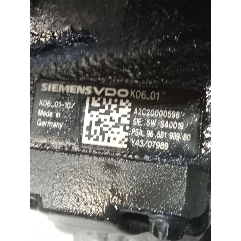 Recambio de bomba inyeccion para peugeot 407 (6d_) 2.0 hdi 135 (6drhrh, 6drhre, 6drhrg, 6drhrj) referencia OEM IAM 9658193980 A2