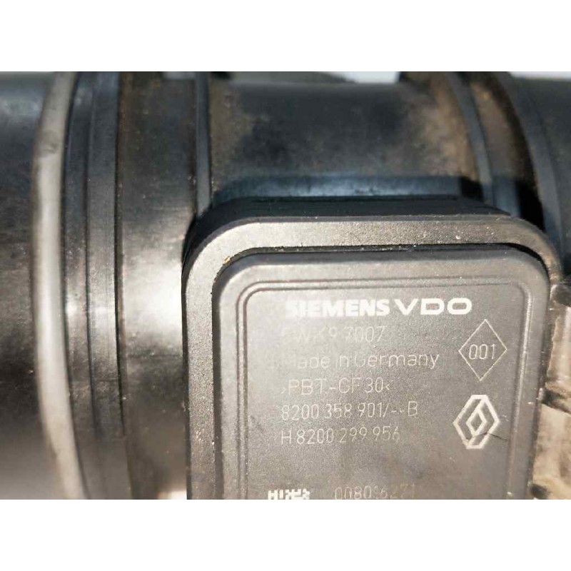 Recambio de caudalimetro para nissan note (e11e) 1.5 dci turbodiesel cat referencia OEM IAM 5WK670007 8200358901B H8200299956 SI