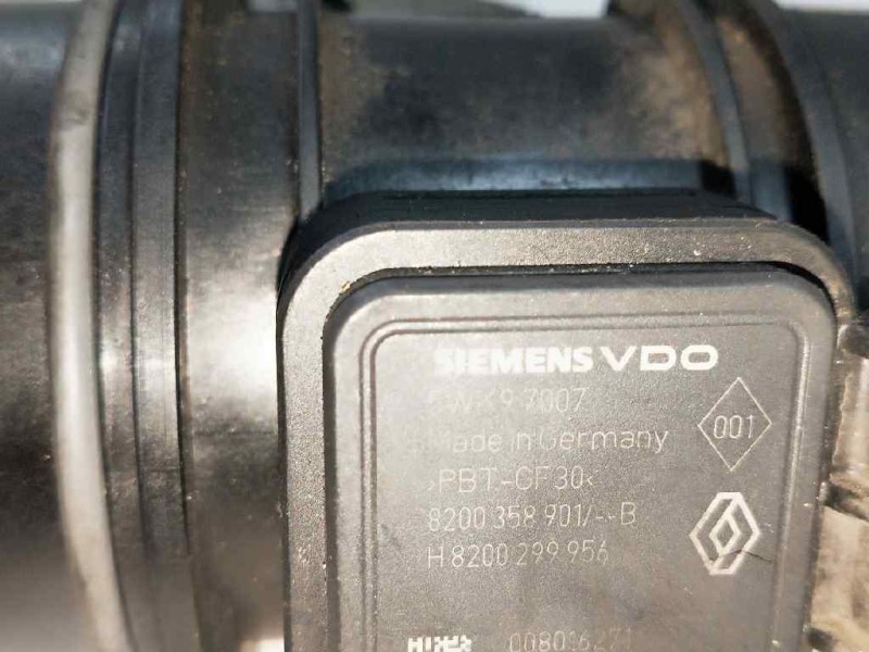Recambio de caudalimetro para nissan note (e11e) 1.5 dci turbodiesel cat referencia OEM IAM 5WK670007 8200358901B H8200299956 SI