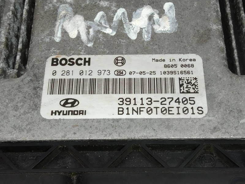 Recambio de centralita motor uce para hyundai sonata (nf) 2.0 crdi comfort ii referencia OEM IAM 0281012973 3911327405 B1NF0T0EI