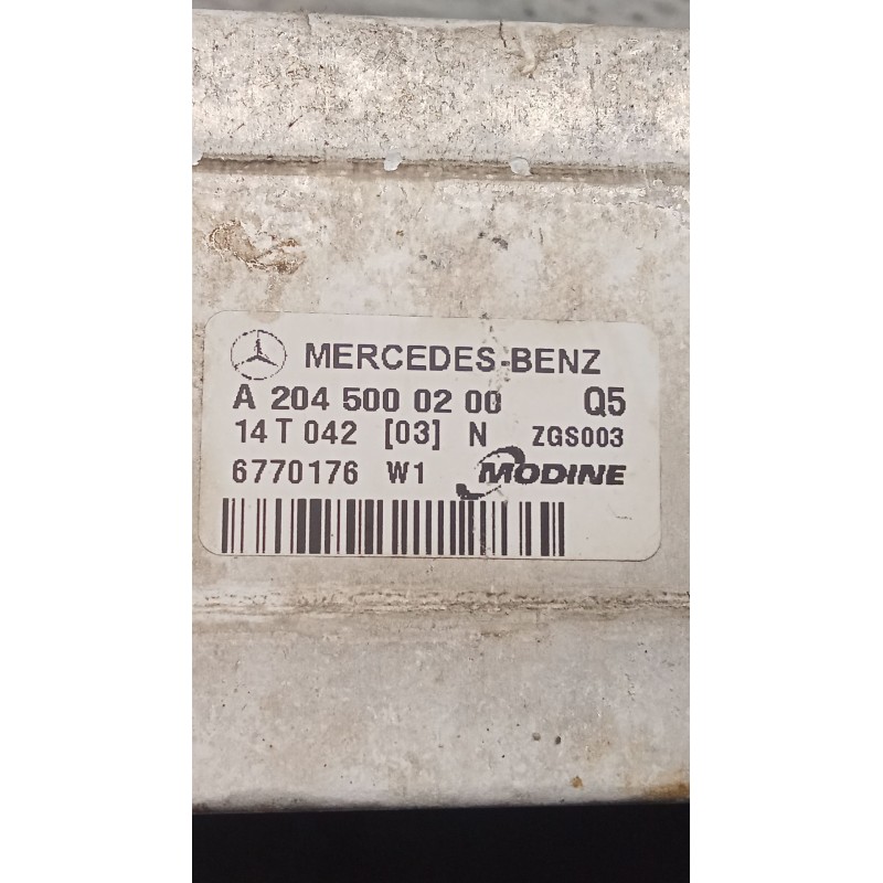 Recambio de intercooler para mercedes-benz clase glk (x204) 220 cdi 4-matic (204.984, 204.997) referencia OEM IAM A2045000200  1