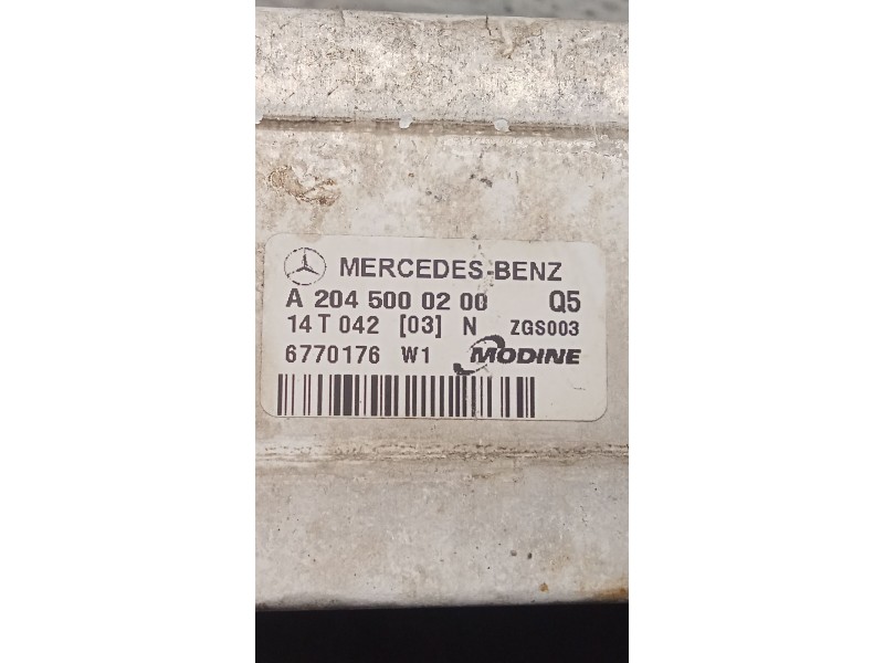 Recambio de intercooler para mercedes-benz clase glk (x204) 220 cdi 4-matic (204.984, 204.997) referencia OEM IAM A2045000200  1
