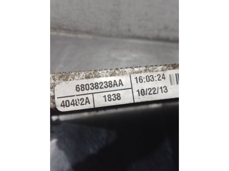 Recambio de radiador agua para dodge journey se referencia OEM IAM 68038238AA  09