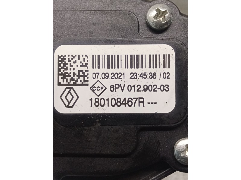 Recambio de potenciometro pedal para renault arkana i (lcm_, ldn_) 1.6 e-tech 145 (ldmu) referencia OEM IAM 180108467R 6PV012902