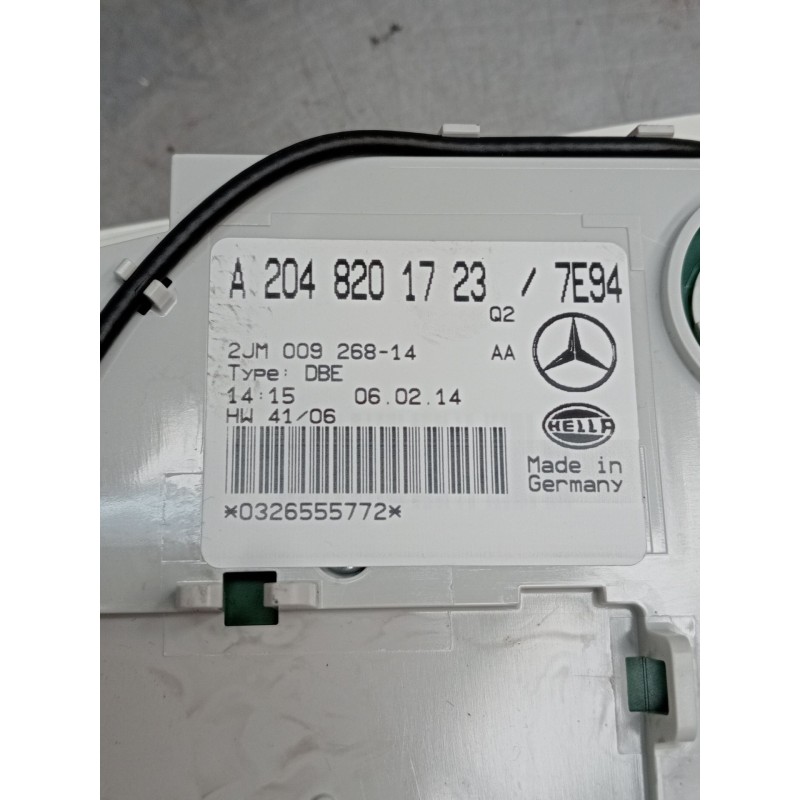 Recambio de luz interior para mercedes-benz clase glk (x204) 220 cdi 4-matic (204.984, 204.997) referencia OEM IAM A2048201723  