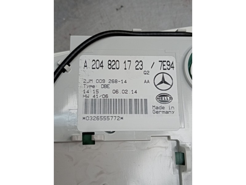 Recambio de luz interior para mercedes-benz clase glk (x204) 220 cdi 4-matic (204.984, 204.997) referencia OEM IAM A2048201723  