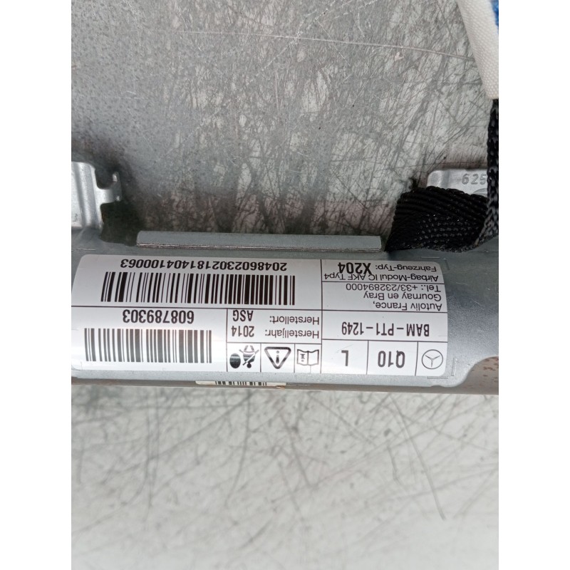 Recambio de airbag cortina delantero derecho para mercedes-benz clase glk (x204) 220 cdi 4-matic (204.984, 204.997) referencia O