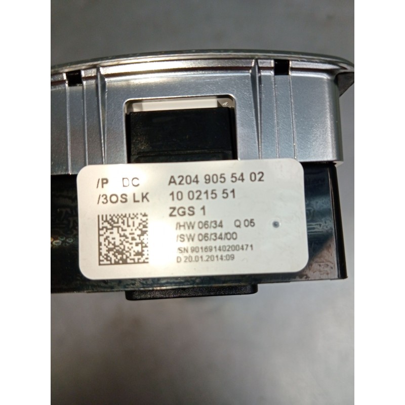 Recambio de mando elevalunas delantero izquierdo para mercedes-benz clase glk (x204) 220 cdi 4-matic (204.984, 204.997) referenc