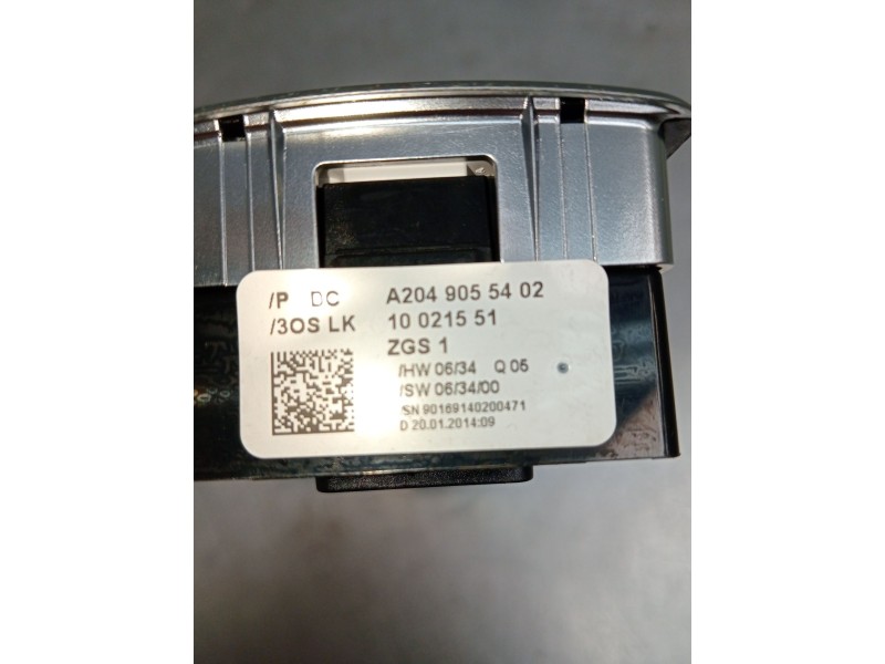 Recambio de mando elevalunas delantero izquierdo para mercedes-benz clase glk (x204) 220 cdi 4-matic (204.984, 204.997) referenc