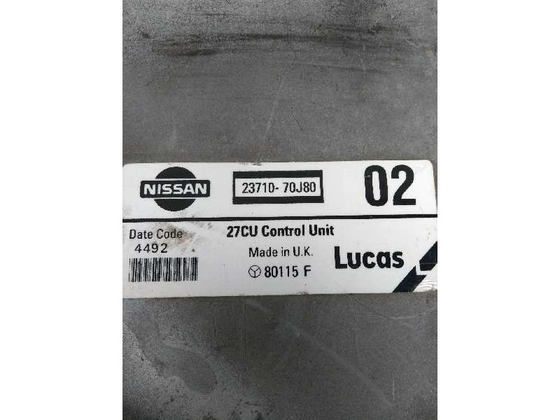 Recambio de centralita motor uce para nissan primera berl./familiar (p10/w10) 2.0 16v cat referencia OEM IAM 2371070J80 80115F 0 Recambio de centralita motor uce para nissan primera berl./familiar (p10/w10) 2.0 16v cat referencia OEM IAM 2371070J80 80115F 0