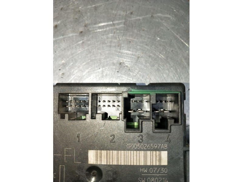 Recambio de modulo electronico para dodge journey se referencia OEM IAM 2840186501300 05026597AB BJXX148800184 2009