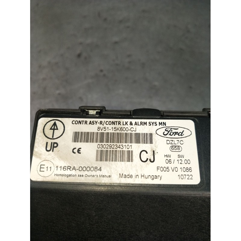 Recambio de modulo electronico para ford fiesta vi van 1.4 tdci referencia OEM IAM 8V5115K600CJ 030292343101 2008