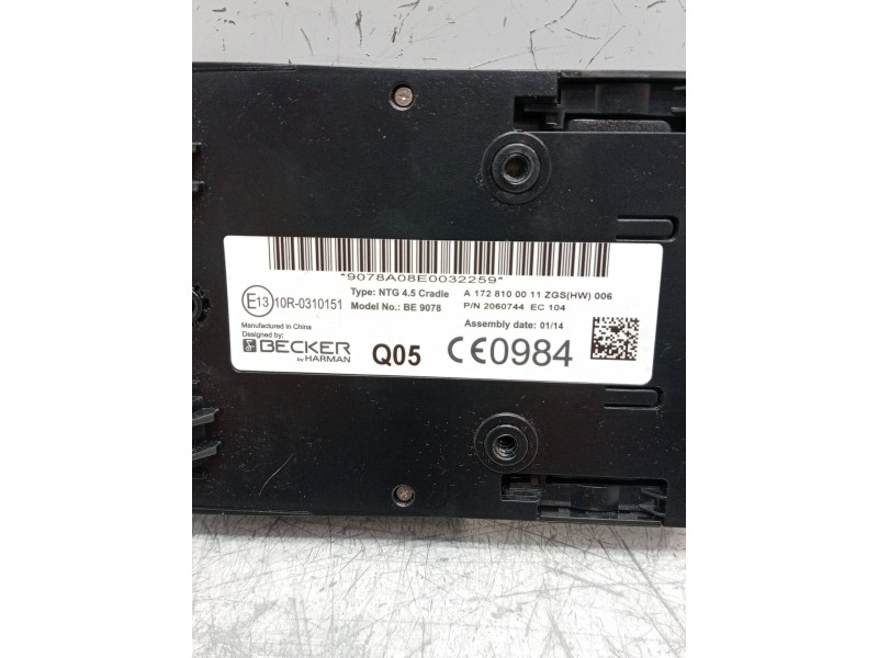 Recambio de modulo electronico para mercedes-benz clase glk (x204) 220 cdi 4-matic (204.984, 204.997) referencia OEM IAM A172810