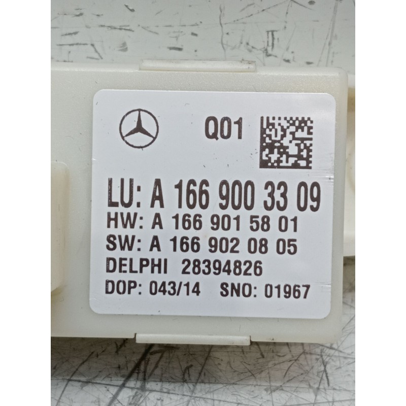Recambio de modulo electronico para mercedes-benz clase glk (x204) 220 cdi 4-matic (204.984, 204.997) referencia OEM IAM A166900