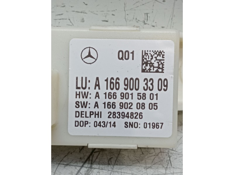Recambio de modulo electronico para mercedes-benz clase glk (x204) 220 cdi 4-matic (204.984, 204.997) referencia OEM IAM A166900
