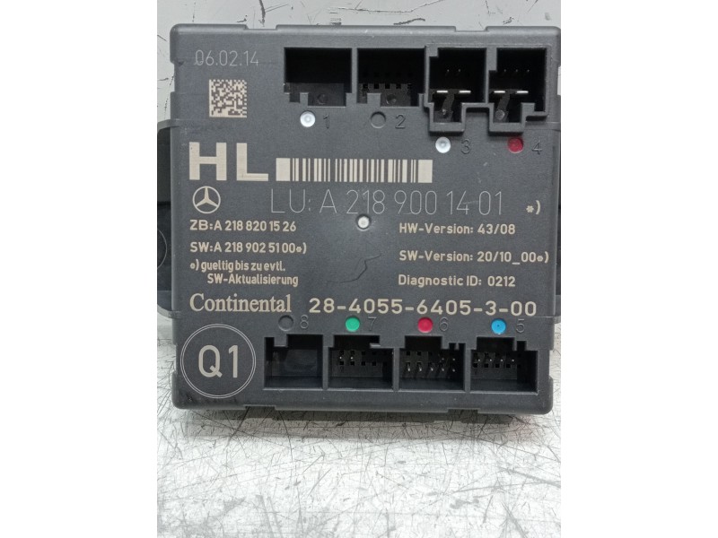 Recambio de modulo electronico para mercedes-benz clase glk (x204) 220 cdi 4-matic (204.984, 204.997) referencia OEM IAM A218900