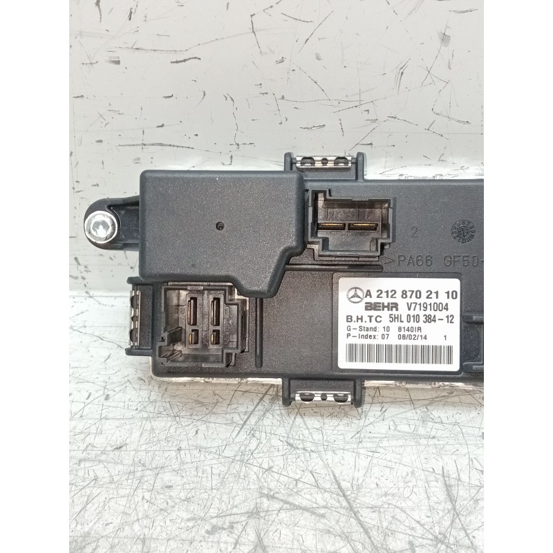 Recambio de resistencia calefaccion para mercedes-benz clase glk (x204) 220 cdi 4-matic (204.984, 204.997) referencia OEM IAM A2