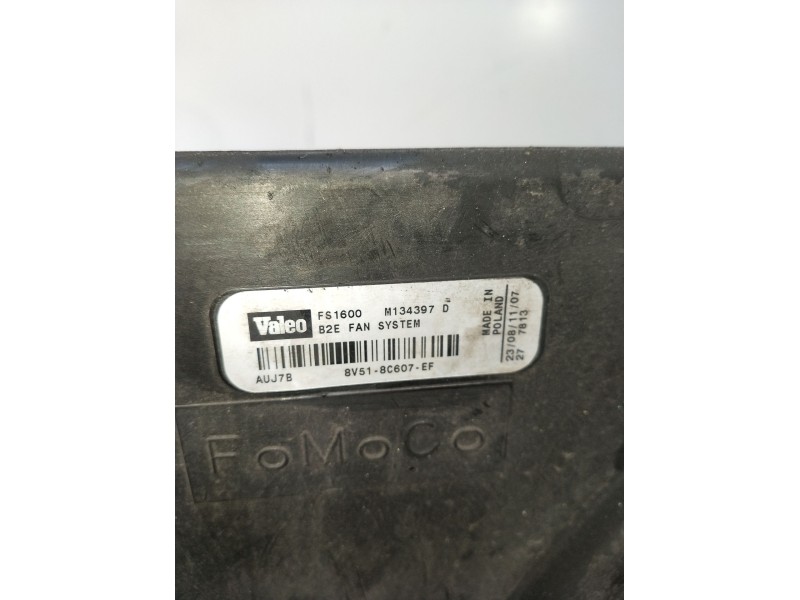 Recambio de electroventilador para ford fiesta vi van 1.4 tdci referencia OEM IAM 8V518C607EF  2008