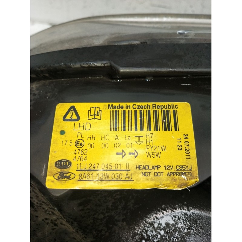 Recambio de faro izquierdo para ford fiesta vi van 1.4 tdci referencia OEM IAM 1EJ24704501 8A6113W030AJ 2008