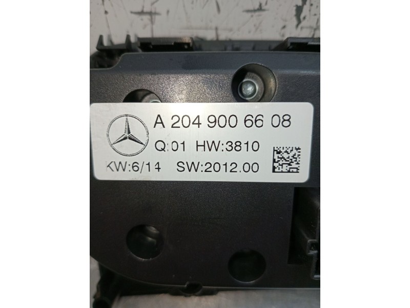 Recambio de mando calefaccion / aire acondicionado para mercedes-benz clase glk (x204) 220 cdi 4-matic (204.984, 204.997) refere