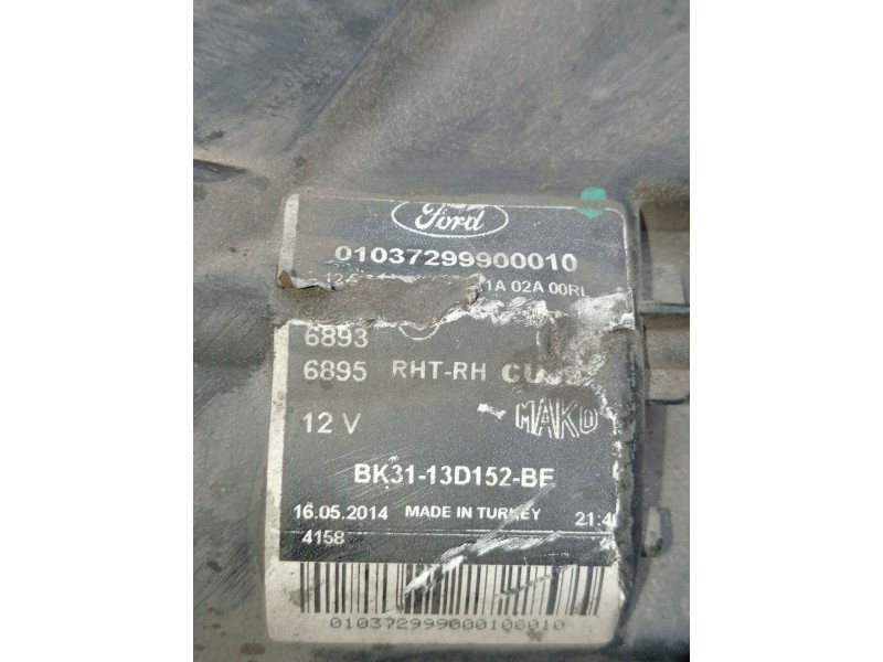 Recambio de faro derecho para ford transit v363 furgoneta (fcd, fdd) 2.2 tdci rwd referencia OEM IAM 01037299900010 BK3113D152BE