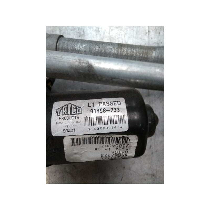 Recambio de motor limpia delantero para opel meriva 1.7 16v cdti referencia OEM IAM 91498233 93390344 S0421
