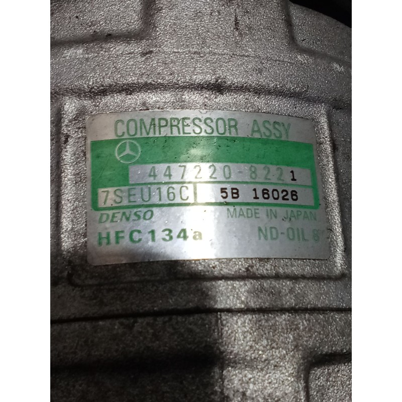 Recambio de compresor aire acondicionado para mercedes-benz clase c (w203) c 220 cdi (203.006) referencia OEM IAM   
