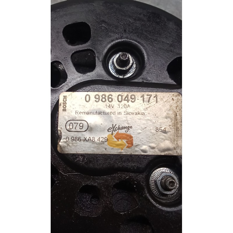 Recambio de alternador para ford focus ii (da_, hcp, dp) 1.6 tdci referencia OEM IAM 0986049171 120A 08