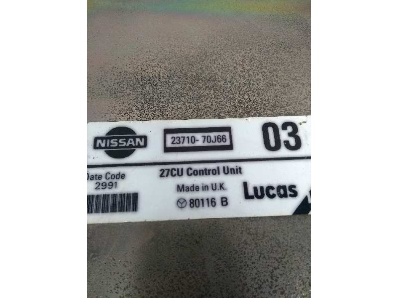 Recambio de centralita motor uce para nissan primera berl./familiar (p10/w10) 2.0 16v cat referencia OEM IAM 2371070J66 80116B 0