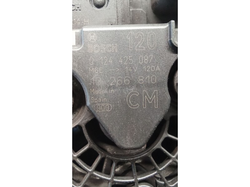 Recambio de alternador para opel corsa d color edition referencia OEM IAM 0124425087 13266810 120A 11