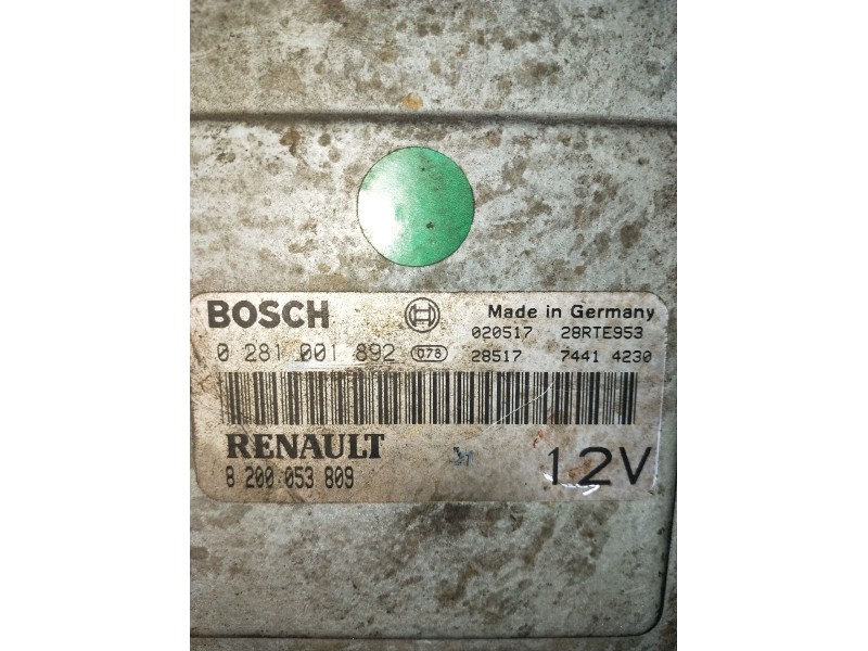Recambio de centralita motor uce para renault trucks mascott furgoneta 150.65 (a00300166) referencia OEM IAM 0281001892 82000538