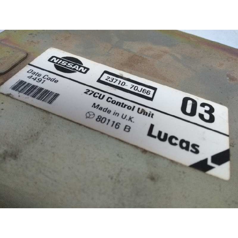Recambio de centralita motor uce para nissan primera berl./familiar (p10/w10) 2.0 16v cat referencia OEM IAM 2371070J66 80116B 0
