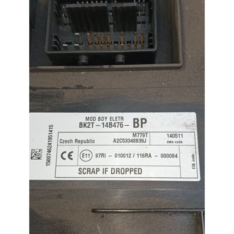 Recambio de caja reles / fusibles para ford transit v363 furgoneta (fcd, fdd) 2.2 tdci rwd referencia OEM IAM BK2T14B476BP A2C53