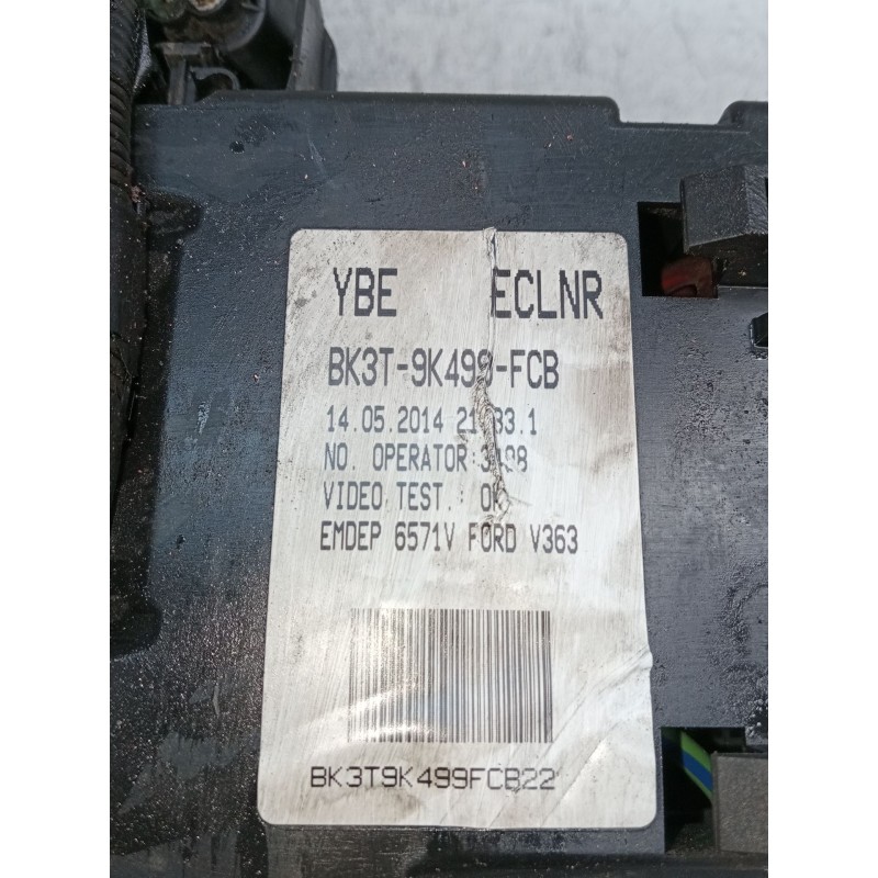 Recambio de caja reles / fusibles para ford transit v363 furgoneta (fcd, fdd) 2.2 tdci rwd referencia OEM IAM BK3T9K499FCB  2013