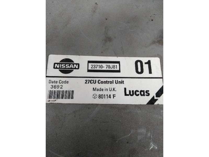 Recambio de centralita motor uce para nissan primera berl./familiar (p10/w10) referencia OEM IAM 2371070J81 80114F 01