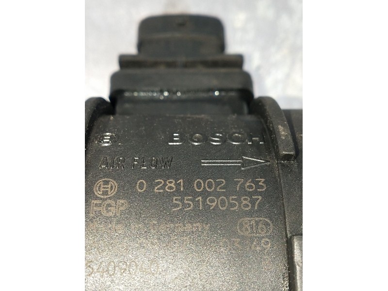 Recambio de caudalimetro para alfa romeo 159 sportwagon (939_) 2.4 jtdm (939bxd1b, 939bxd12) referencia OEM IAM 0281002763 55190