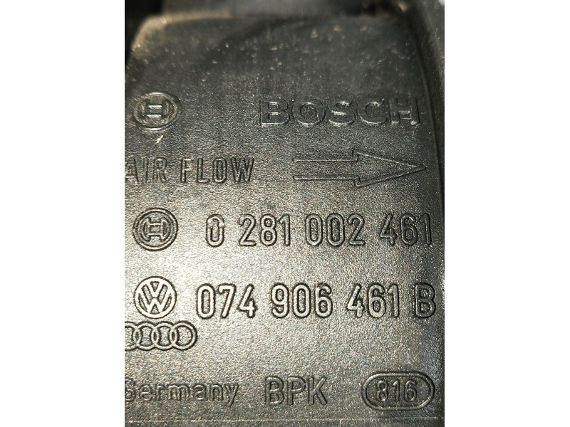 Recambio de caudalimetro para volkswagen touran (1t1, 1t2) 2.0 tdi 16v referencia OEM IAM 0281002461 074906461B 2003