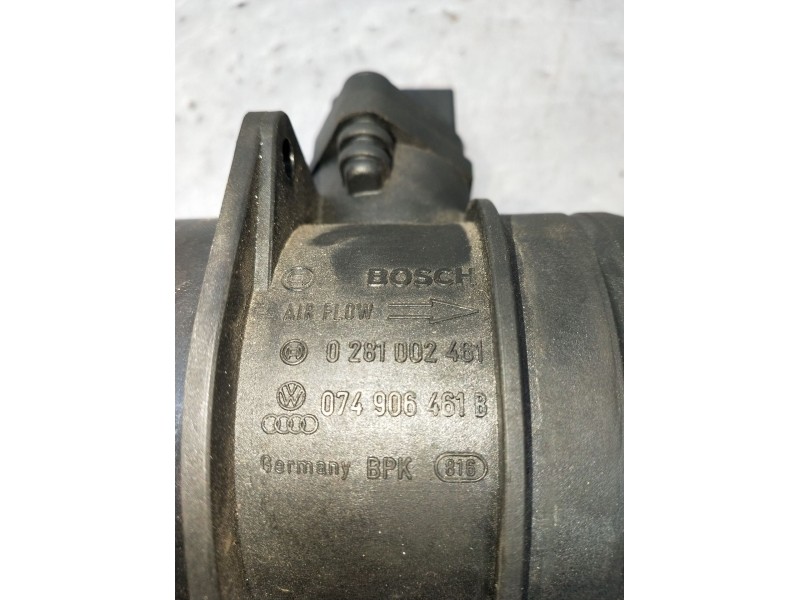 Recambio de caudalimetro para seat leon (1p1) 2.0 tdi 16v referencia OEM IAM 0281002461 074906461B 2005