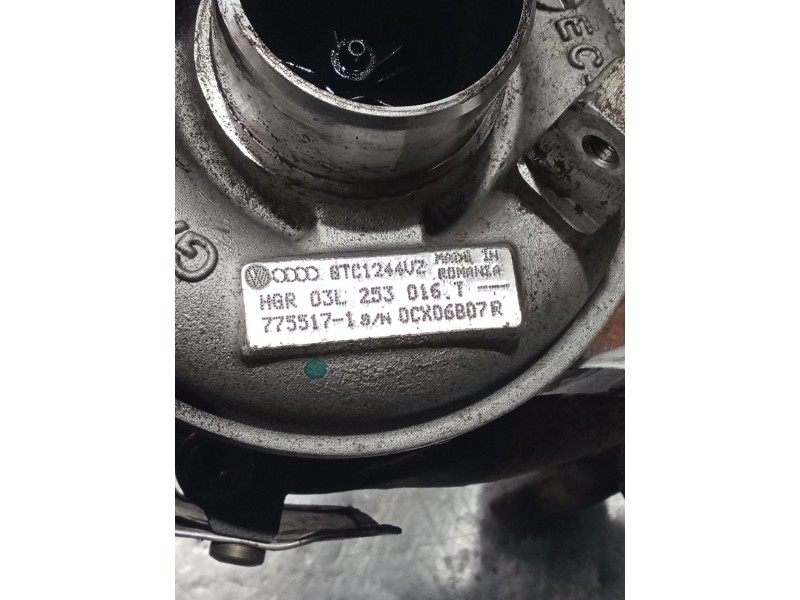Recambio de turbocompresor para volkswagen golf vi (5k1) 1.6 tdi referencia OEM IAM 03L253016T 7755171 09