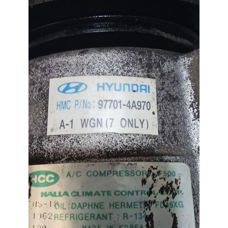 Recambio de compresor aire acondicionado para hyundai h-1 / starex autobús (a1) 2.5 crdi referencia OEM IAM   