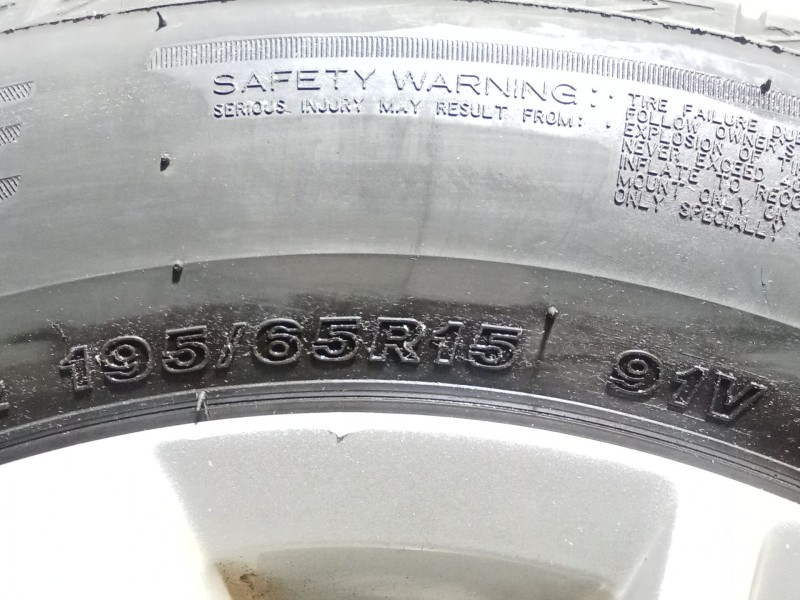 Recambio de juego llantas para volkswagen golf vii (5g1, bq1, be1, be2) 1.6 tdi referencia OEM IAM 195/65 R15 91V  VER FOTOS