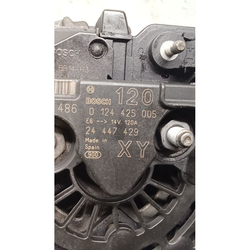 Recambio de alternador para opel astra h (a04) 1.6 (l48) referencia OEM IAM 0124425005 24447429 120A 04