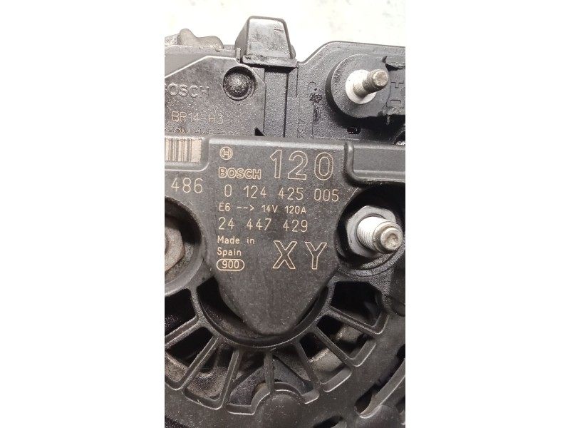 Recambio de alternador para opel astra h (a04) 1.6 (l48) referencia OEM IAM 0124425005 24447429 120A 04