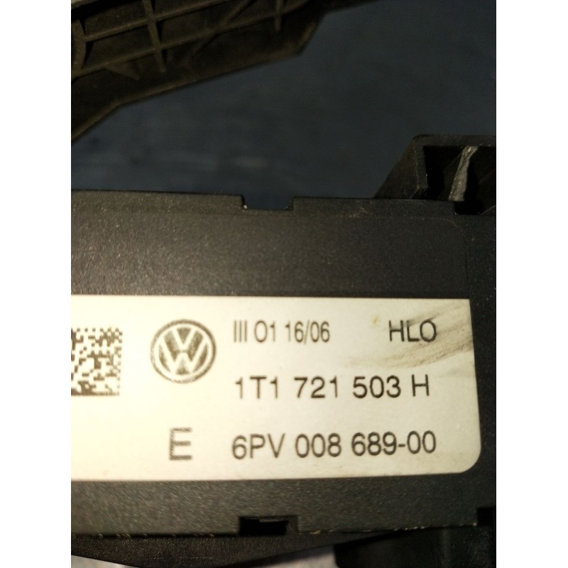 Recambio de potenciometro pedal para volkswagen touran (1t1, 1t2) 2.0 tdi 16v referencia OEM IAM 6PV00868900 1T1721503H 2003