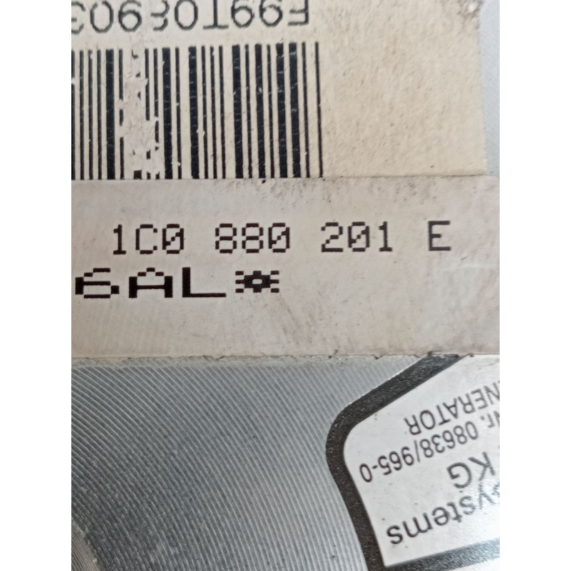 Recambio de airbag delantero izquierdo para volkswagen new beetle (9c1, 1c1) 1.9 tdi referencia OEM IAM 1C0880201E  2006