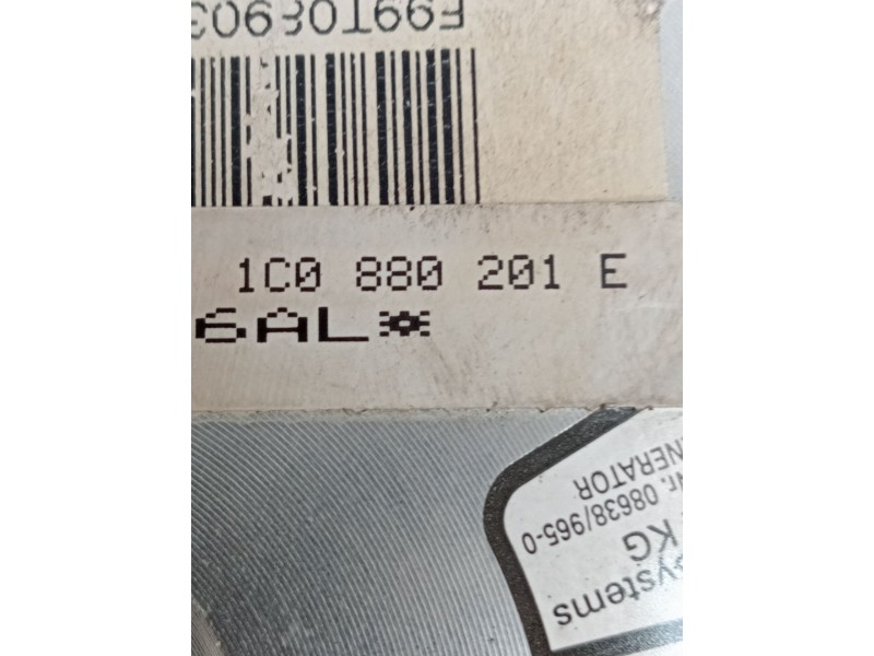 Recambio de airbag delantero izquierdo para volkswagen new beetle (9c1, 1c1) 1.9 tdi referencia OEM IAM 1C0880201E  2006