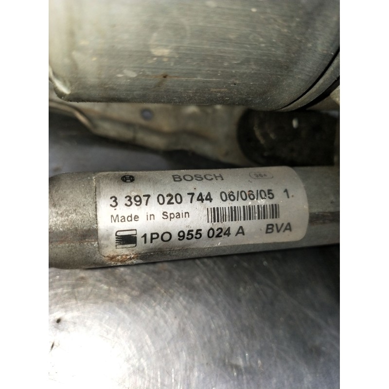 Recambio de motor limpia delantero para seat leon (1p1) 2.0 tdi 16v referencia OEM IAM 1P0955024A 3397020744 DERECHO 2005