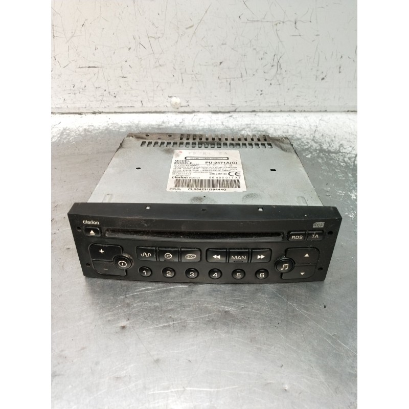 Recambio de sistema audio / radio cd para peugeot 206 hatchback (2a/c) 1.4 i referencia OEM IAM 96488011XT 286948730 2003