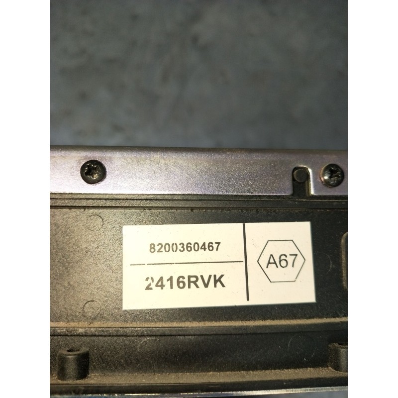 Recambio de sistema audio / radio cd para renault master ii caja/chasis (ed/hd/ud) 2.2 dci 90 referencia OEM IAM 8200360467  199