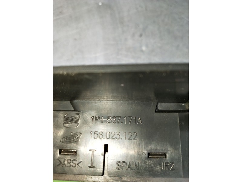 Recambio de mando elevalunas delantero izquierdo para seat leon (1p1) 2.0 tdi 16v referencia OEM IAM 1P1867171A 156023122 5P 200